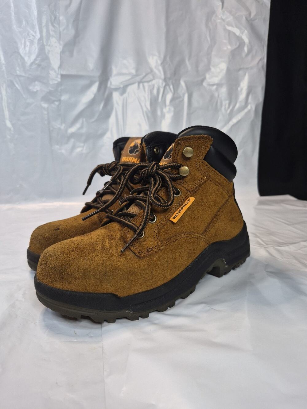 Brahma Women's Steel Toe Waterproof Work Boots Boot Size 5.5 Hiking Outdoors